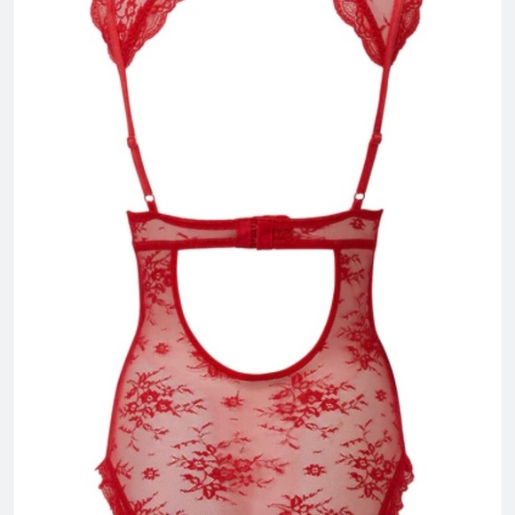 NWT Killstar Size Sm Red Lace Bodysuit - Picture 4 of 4